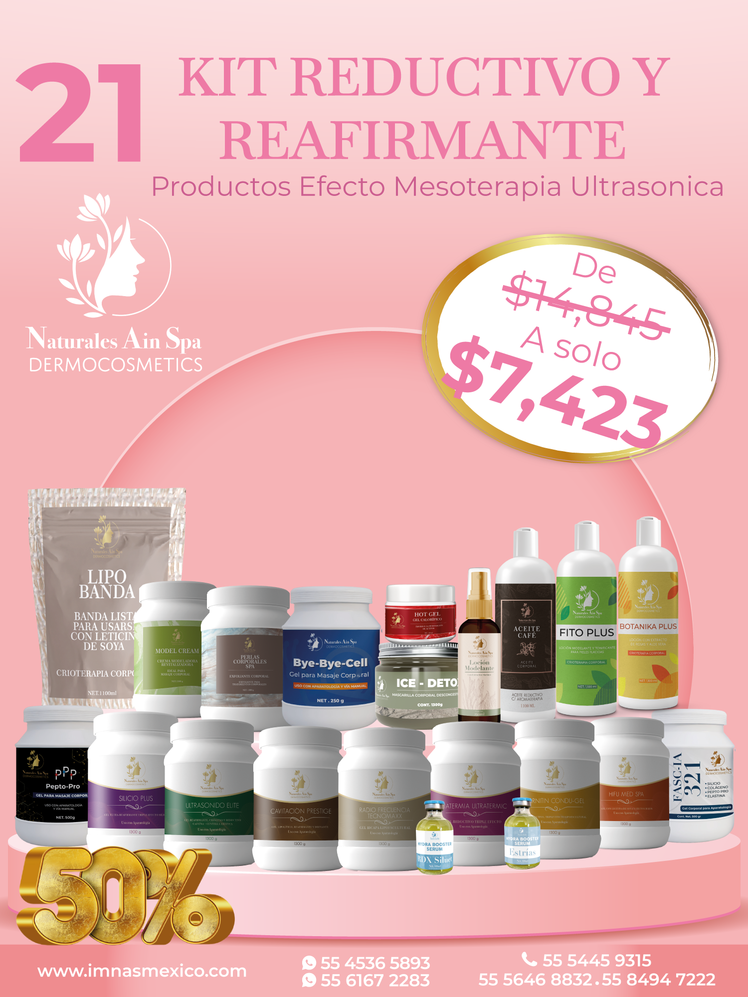 21 KIT REDUCTIVO Y REAFIRMANTE