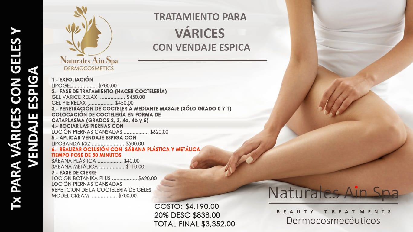 Kit tratamiento para varices con vendaje